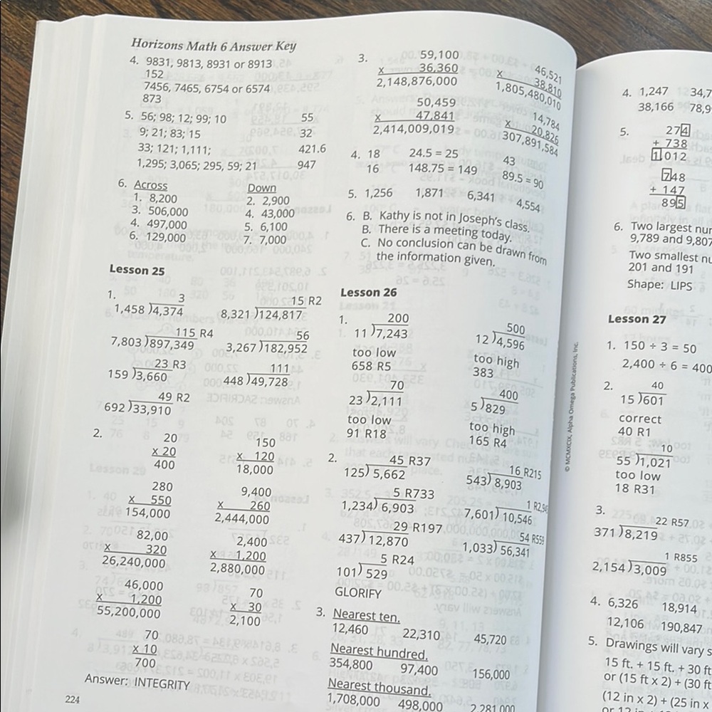 Horizons Math Teacher's Guide - Picture 6 of 8